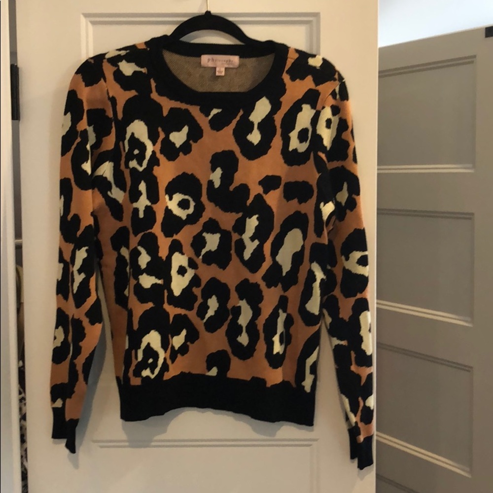 Leopard sweater by Philosphy size L
